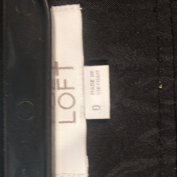 LOFT Metallic Multicolor Tweed Mini Skirt Size O - Picture 2 of 7